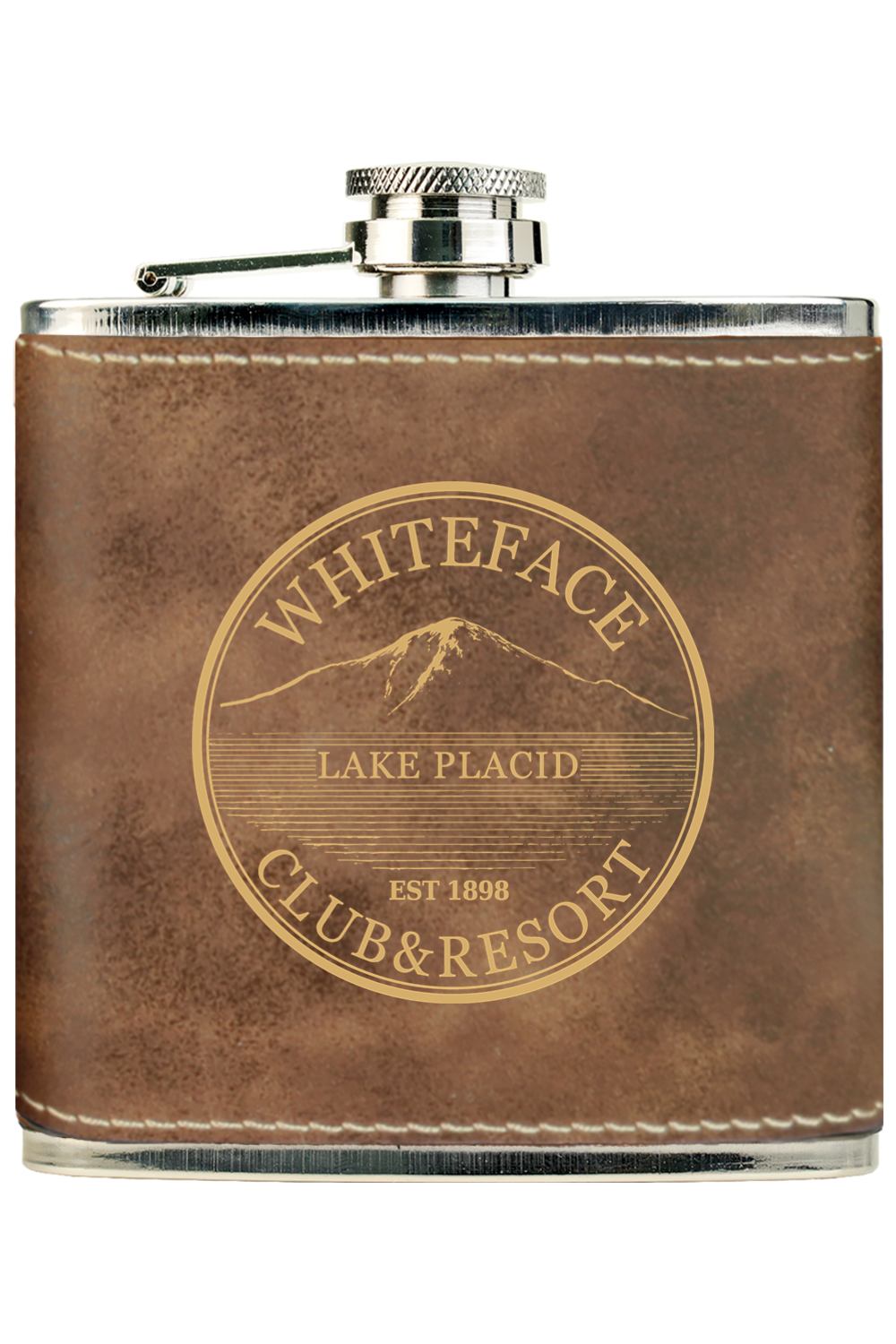 Leatherette Stainless Steel Flask