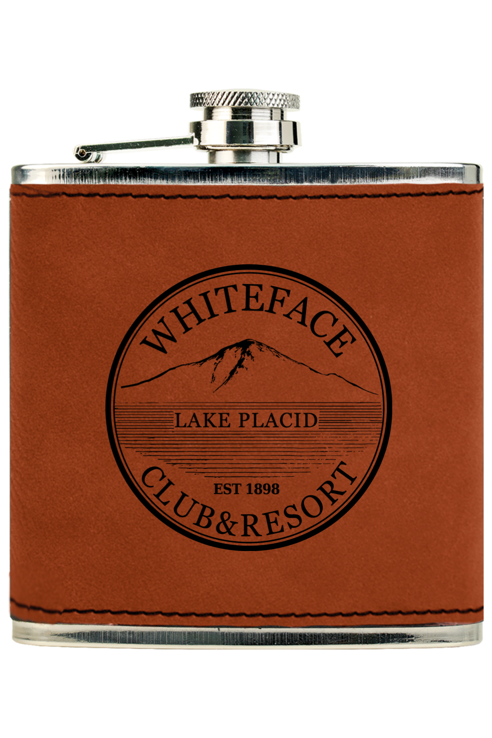 Leatherette Stainless Steel Flask