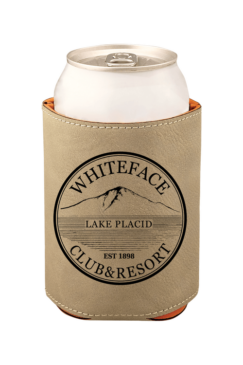 3 3/4" Laserable Leatherette Beverage Holder