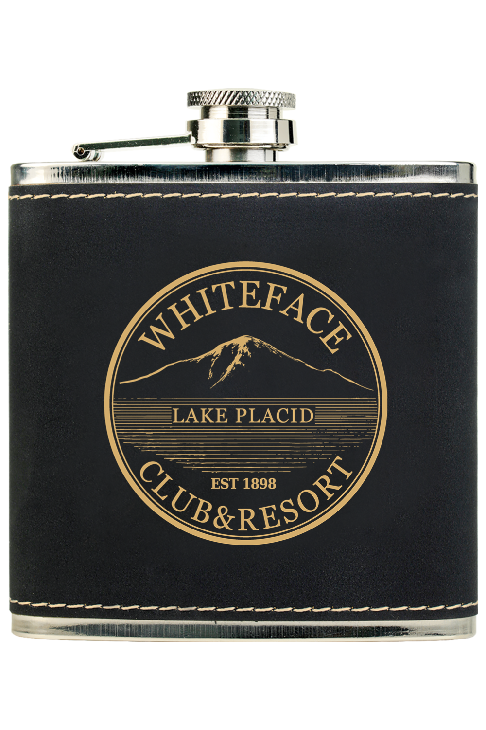 Leatherette Stainless Steel Flask